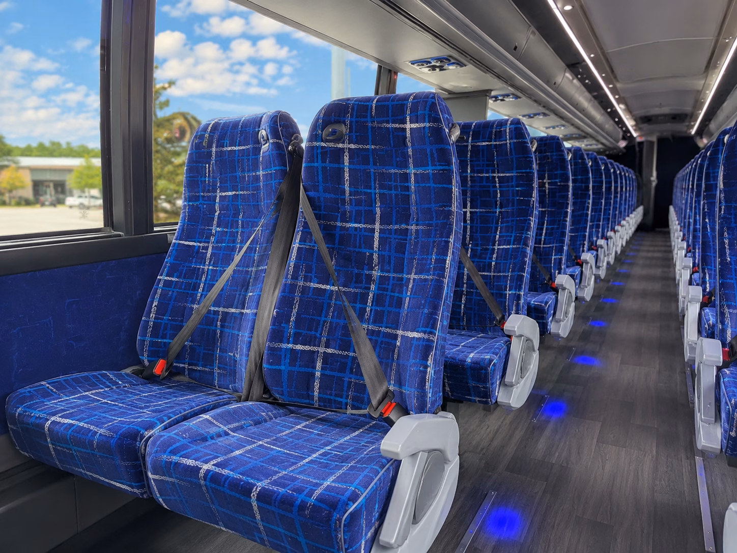 worcester charter bus interior