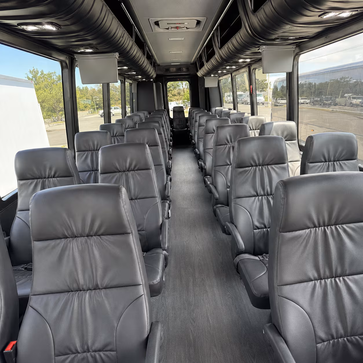 worcester corporate event transportation onboard seating